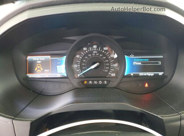 2FMPK4J91RBA77657 2024 FORD EDGE Black Вид щитка приладів