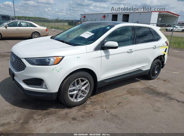 2FMPK4J91RBB09569 2024 FORD EDGE White Առջևի ձախ երեք քառորդ տեսարան