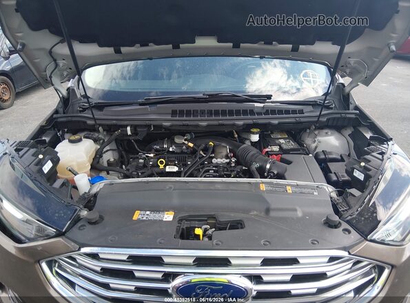 2FMPK4J92KBB00255 2019 FORD EDGE Brown Vista trasera