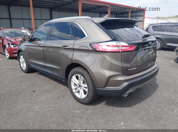 2FMPK4J92KBB00255 2019 FORD EDGE Brown Trasero izquierdo