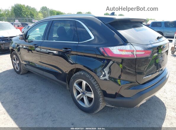2FMPK4J92KBB17329 2019 FORD EDGE Black Rear left