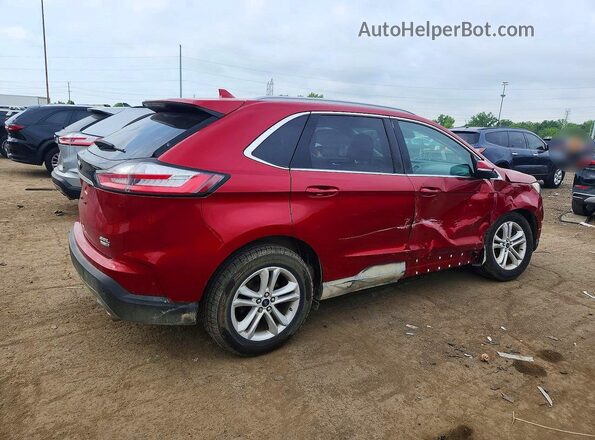 2FMPK4J92LBA32945 2020 FORD EDGE Red Задня права чверть