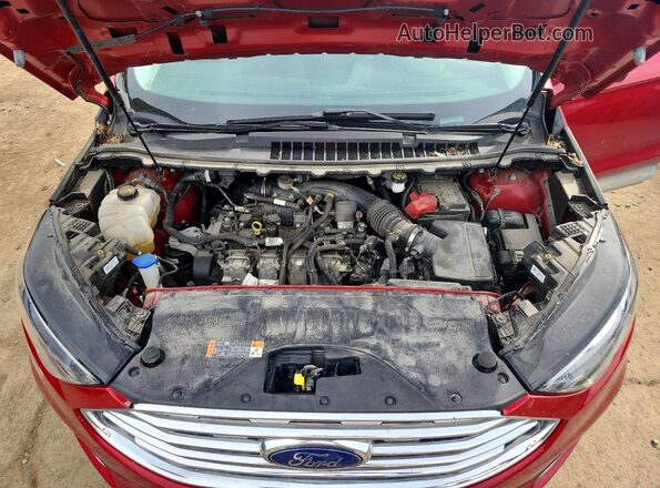 2FMPK4J92LBA32945 2020 FORD EDGE Red Вид підкапотного простору