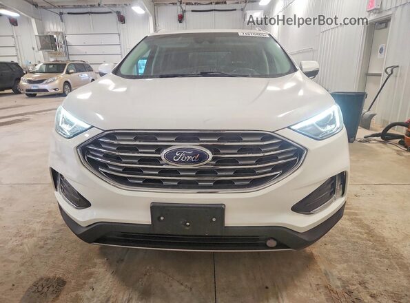 2FMPK4J92LBA44027 2020 FORD EDGE White Front view