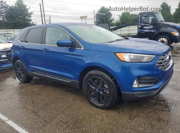 2FMPK4J92NBA72381 2022 FORD EDGE Blue 