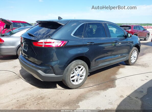 2FMPK4J92NBA93618 2022 FORD EDGE Blue Задня права чверть