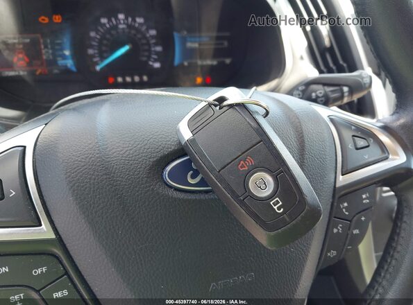 2FMPK4J92NBA93618 2022 FORD EDGE Blue Вид панелі приладів