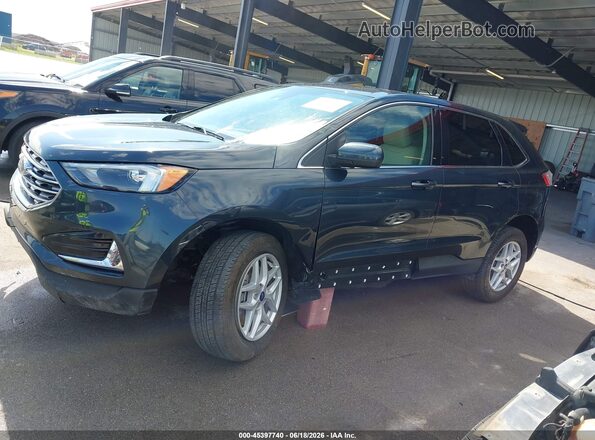 2FMPK4J92NBA93618 2022 FORD EDGE Blue Панорамний вид салону 360°