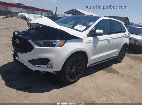 2FMPK4J92RBA08606 2024 FORD EDGE White Առջևի ձախ երեք քառորդ տեսարան