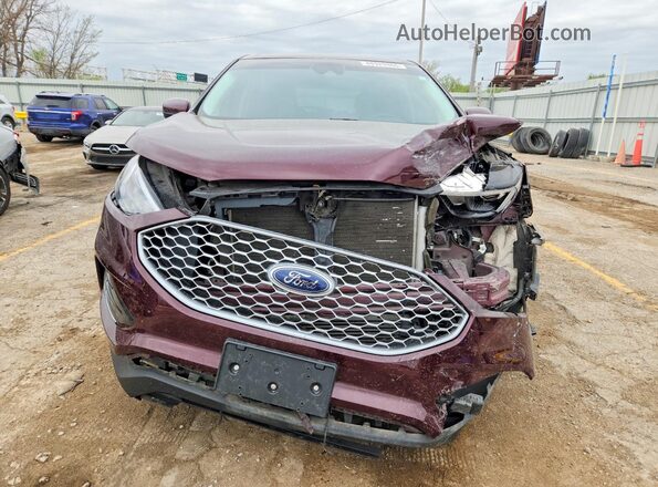 2FMPK4J92RBA99571 2024 FORD EDGE Бордовый Вид спереди