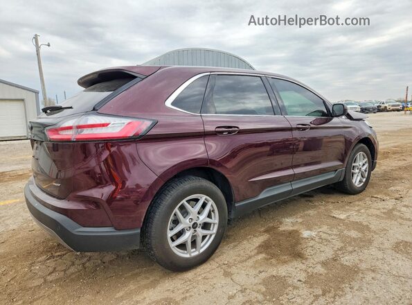 2FMPK4J92RBA99571 2024 FORD EDGE Бордовый Задняя правая четверть