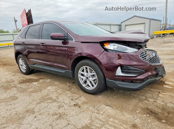 2FMPK4J92RBA99571 2024 FORD EDGE Бордовый Передняя правая четверть