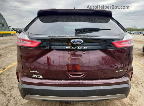 2FMPK4J92RBA99571 2024 FORD EDGE Бордовый Вид сзади