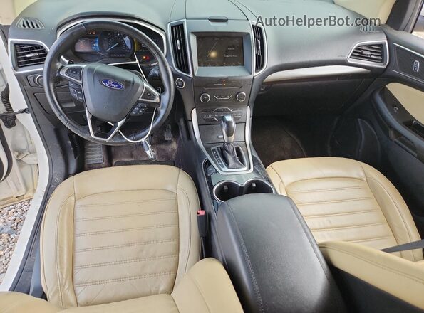 2FMPK4J93GBB88367 2016 FORD EDGE White Vista del salpicadero