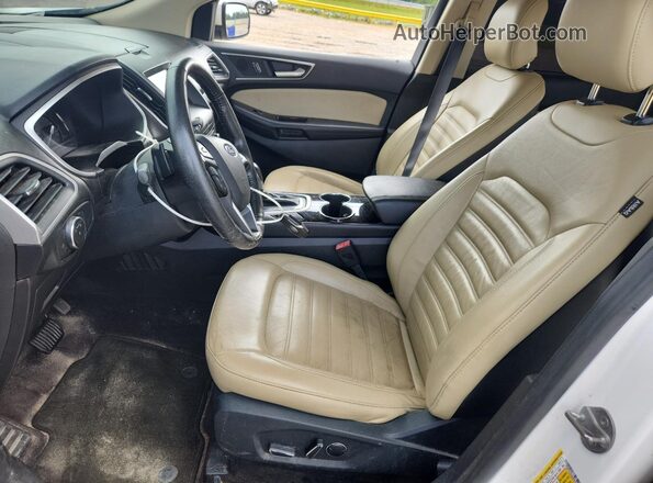 2FMPK4J93GBB88367 2016 FORD EDGE White Vista interior delantera