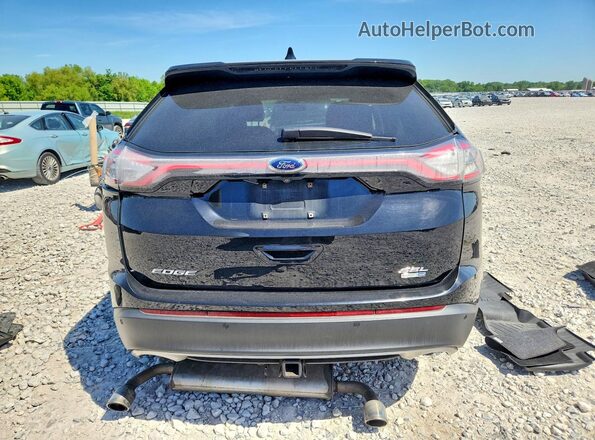 2FMPK4J93GBC10710 2016 FORD EDGE Black Rear view