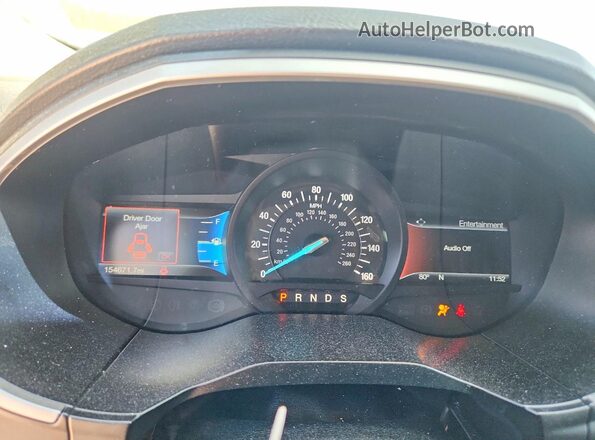 2FMPK4J93GBC10710 2016 FORD EDGE Black Instrument cluster view