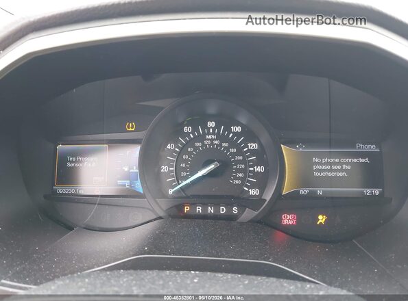 2FMPK4J93GBC16183 2016 FORD EDGE Черный Вид задних сидений