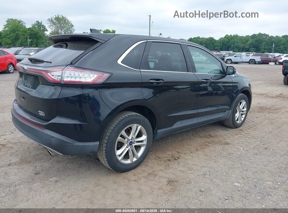 2FMPK4J93GBC16183 2016 FORD EDGE Черный Задняя правая четверть