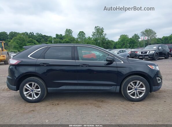 2FMPK4J93GBC16183 2016 FORD EDGE Черный Панорамный вид салона 360°