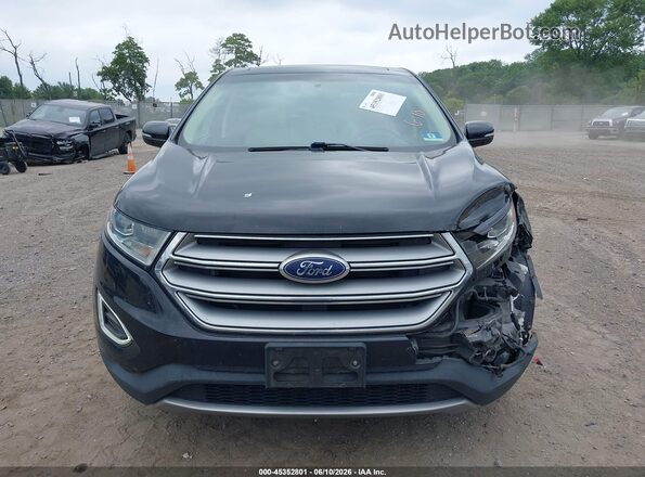 2FMPK4J93GBC16183 2016 FORD EDGE Черный Вид задней части салона