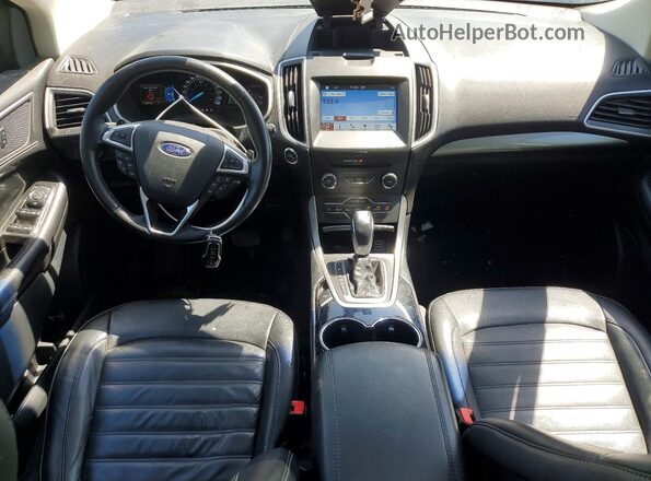 2FMPK4J93GBC22341 2016 FORD EDGE White წინა პანელის ხედი
