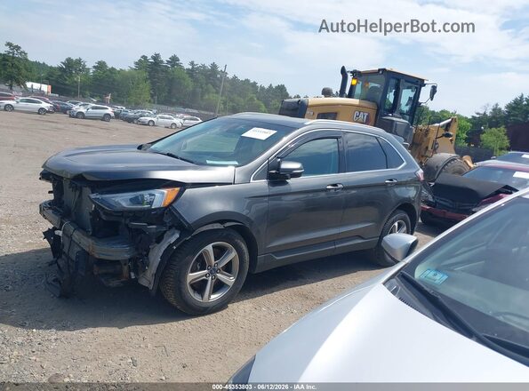 2FMPK4J93KBB11197 2019 FORD EDGE Серый Панорамный вид салона 360°