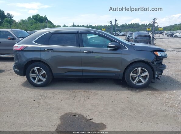 2FMPK4J93KBB11197 2019 FORD EDGE Серый Вид задней части салона