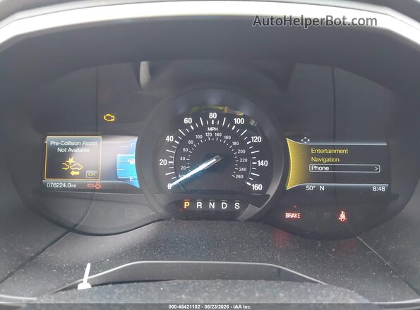 2FMPK4J93KBC25104 2019 FORD EDGE Gray Vista de los asientos traseros