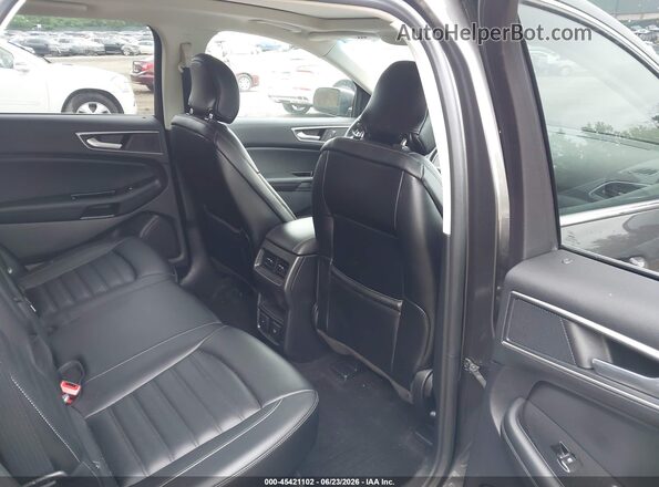 2FMPK4J93KBC25104 2019 FORD EDGE Gray Vista de la etiqueta del VIN