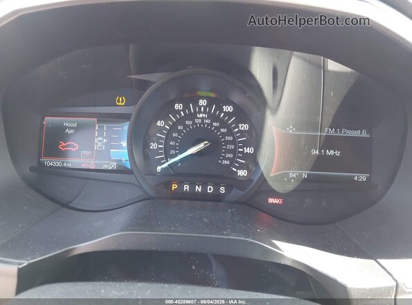 2FMPK4J93KBC42579 2019 FORD EDGE Gray უკანა სავარძლების ხედი