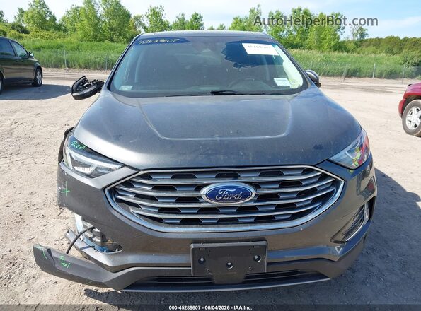 2FMPK4J93KBC42579 2019 FORD EDGE Gray ხელსაწყოთა პანელის ხედი