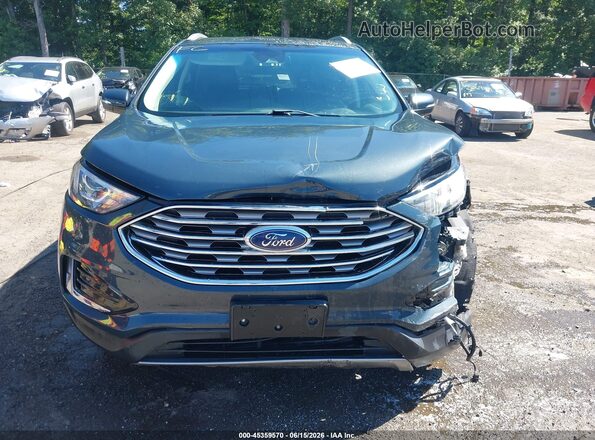 2FMPK4J93KBC71449 2019 FORD EDGE Green Instrument cluster view