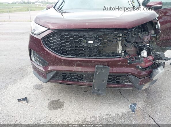 2FMPK4J93LBB14084 2020 FORD EDGE Бордовый Вид спереди