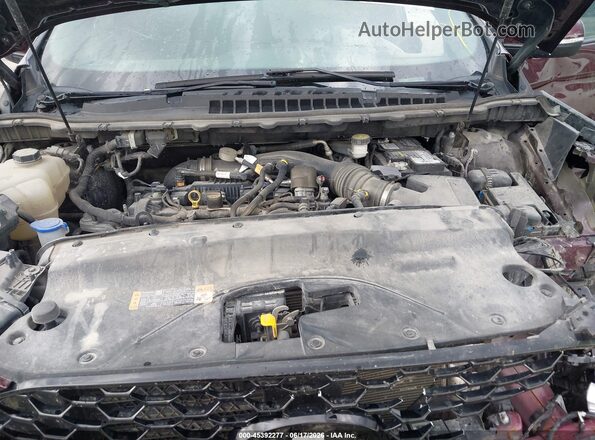 2FMPK4J93LBB14084 2020 FORD EDGE Бордовый Вид сзади