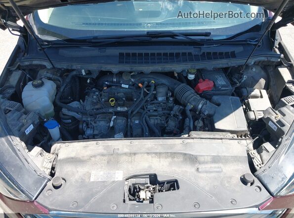 2FMPK4J93LBB25733 2020 FORD EDGE Maroon Vista trasera