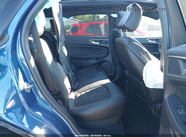 2FMPK4J93MBA48055 2021 FORD EDGE Blue Вид наклейки з VIN-кодом