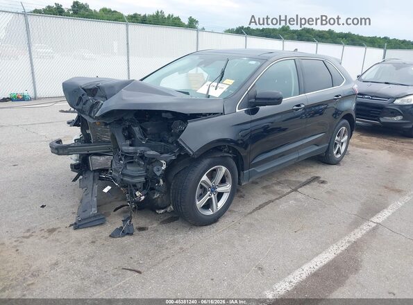 2FMPK4J93NBA10522 2022 FORD EDGE Black Առջևի ձախ երեք քառորդ տեսարան
