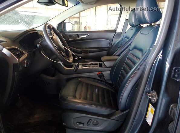 2FMPK4J93NBA12903 2022 FORD EDGE Blue Вид салону спереду