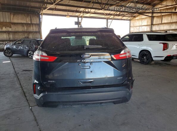 2FMPK4J93NBA12903 2022 FORD EDGE Blue Вид ззаду