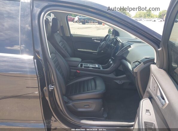 2FMPK4J93NBA19673 2022 FORD EDGE Blue წინა სალონის ხედი