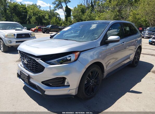 2FMPK4J93NBA25313 2022 FORD EDGE Silver Առջևի ձախ երեք քառորդ տեսարան