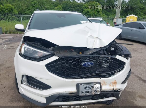 2FMPK4J93PBA11835 2023 FORD EDGE White Vista del cuadro de instrumentos