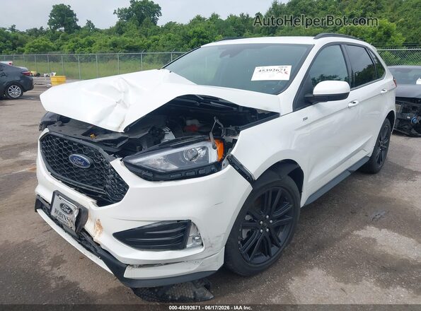 2FMPK4J93PBA11835 2023 FORD EDGE White Vista tres cuartos delantera izquierda