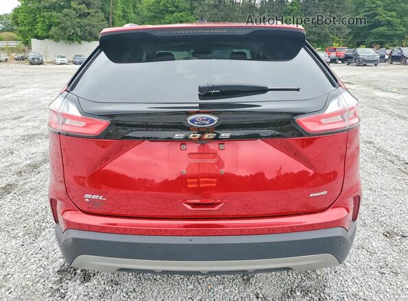 2FMPK4J93RBA56499 2024 FORD EDGE Red უკანა ხედი