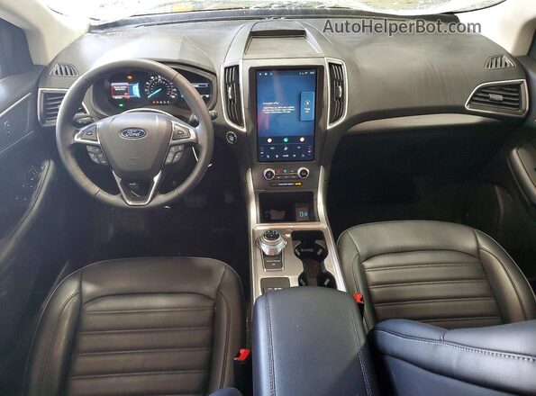 2FMPK4J93RBB09850 2024 FORD EDGE Maroon Widok deski rozdzielczej