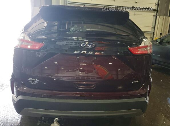 2FMPK4J93RBB09850 2024 FORD EDGE Maroon Widok z tyłu
