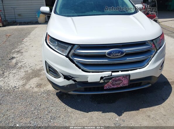 2FMPK4J94GBB29263 2016 FORD EDGE White Widok z przodu
