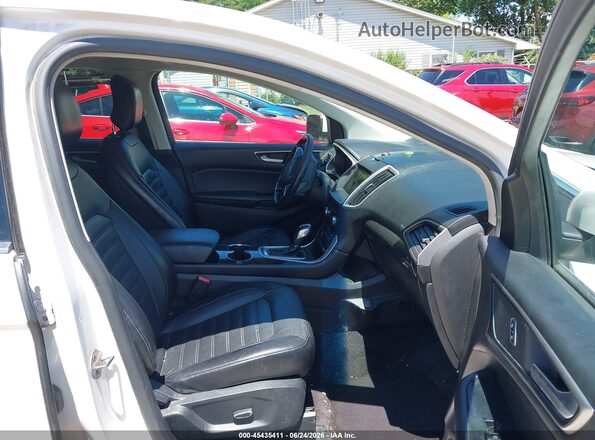 2FMPK4J94GBB29263 2016 FORD EDGE White Widok wnętrza z przodu