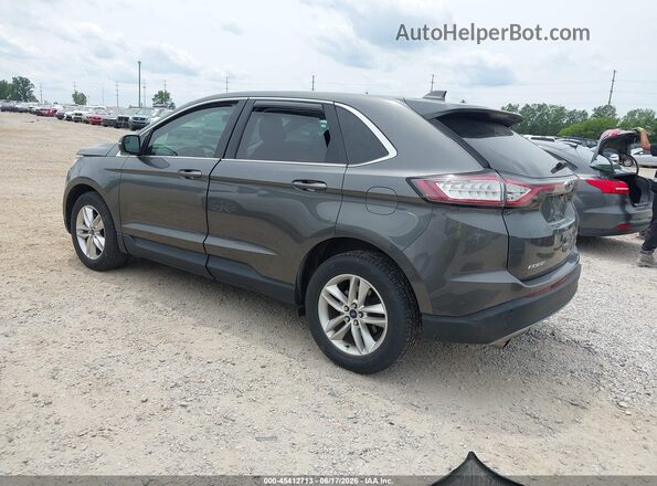 2FMPK4J94GBC35678 2016 FORD EDGE Gray Trasero izquierdo